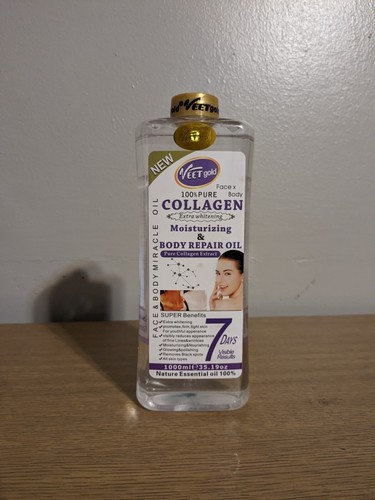 Veet gold collagen face and body corrector oil