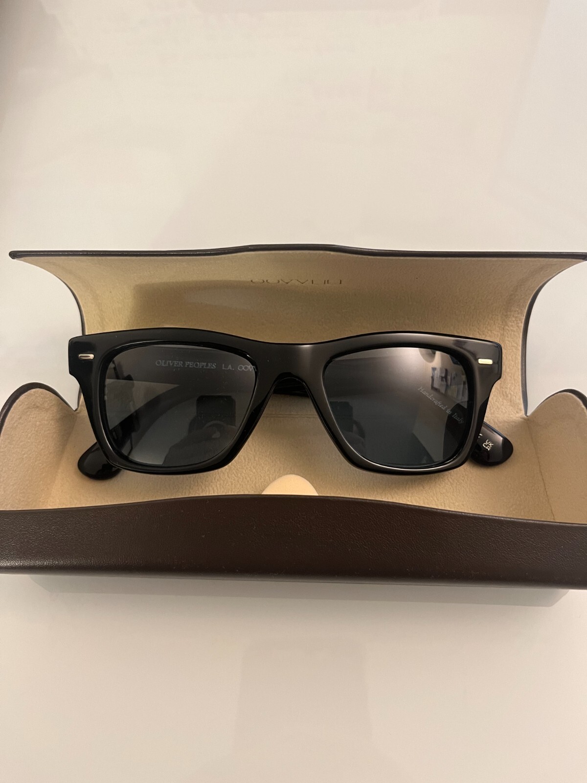 Pre-owned Oliver Peoples Oliver Polarized Sun Ov5393su 49mm Msrp$582 Iver Rare Find In Teal Polarized
