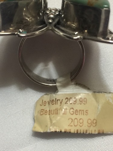 Beautiful Kingman Turquoise Butterfly Ring