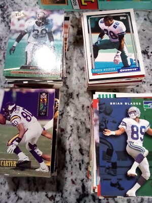 375 NFL Football cards! Cowboys, Giants, Green Bay Packers, Bears, Big lot!