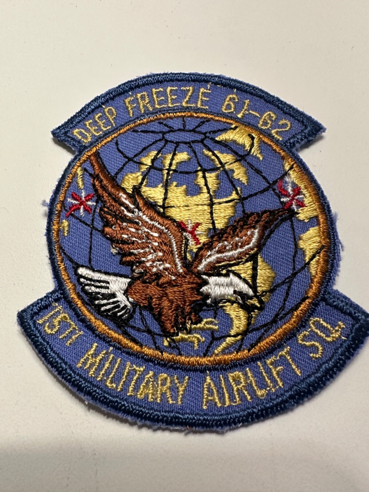 Vintage USAF 15th Military Airlift Squadron Patch