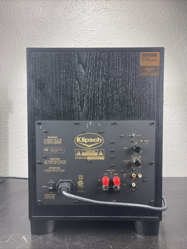 Klipsch RW 10 120v RW10BK Home Theater Powered Klipsch RW 10 120v RW10BK Home Theater Powered