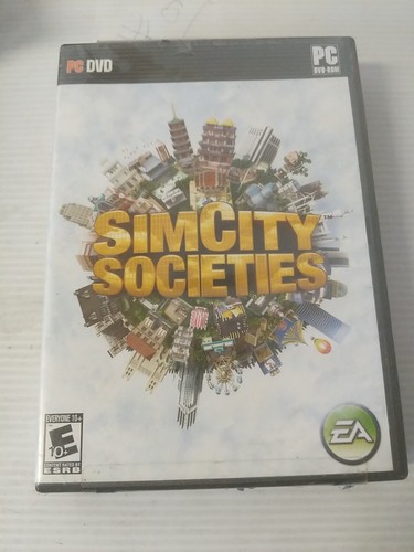 SimCity Societies Sim City PC DVD Game - 1 disc with manual