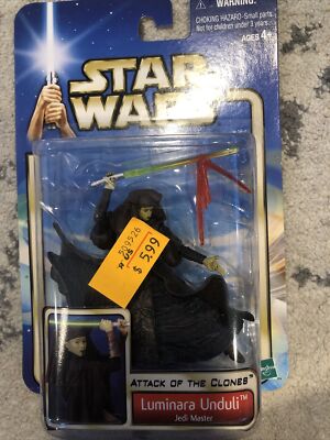 Hasbro Star Wars Attack Of The Clones 26 Luminara Unduli Jedi Master Action...