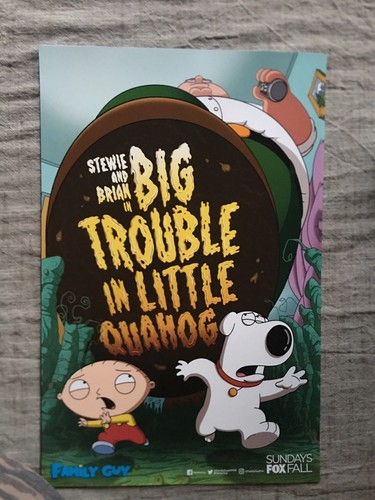 Family Guy Poster -  Big Trouble in Little Quahog  SDCC 2018 Exclusive Comic-Con