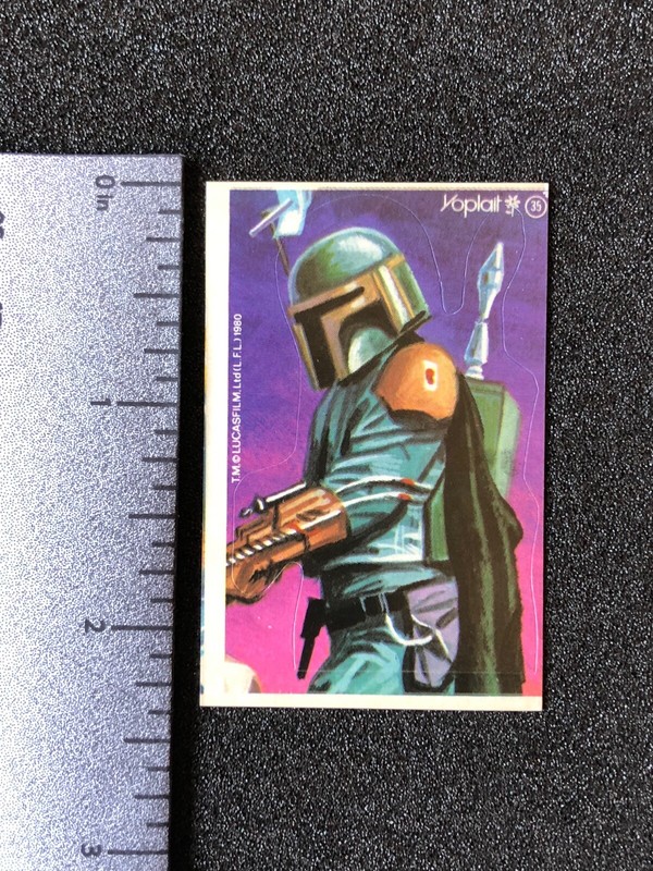 Boba Fett 1980 Yoplait #35 Card Star Wars Empire Strikes Back ULTRA RARE Last 1