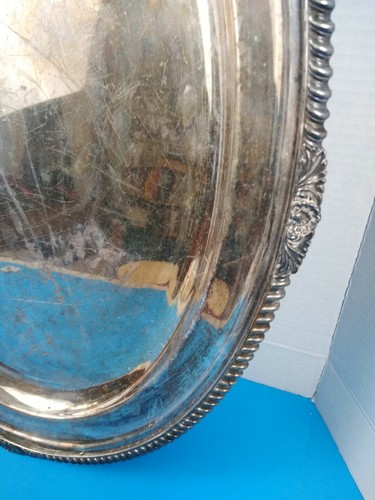 Extra Large Antique England #4406 Serving Platter Heavy Duty