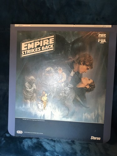 Vintage CED RCA Video Disc ~ Star Wars ~ Episode IV & V