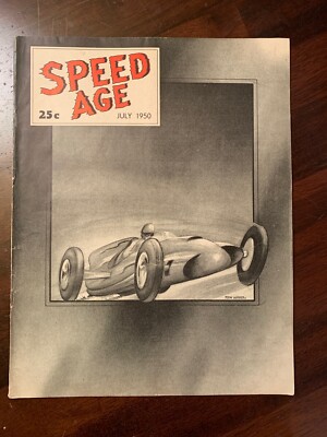 Speed Age July 1950 Edition Automotive Magazine