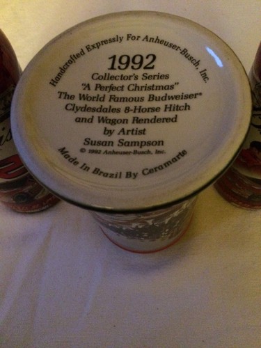 2 Nascar Dale Earnhardt Jr Budweiser Bottles & 1992 Budweiser Stein