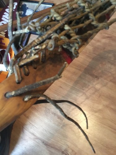 Vintage Antique 44 Inch Long Wooden Lacrosse Stick