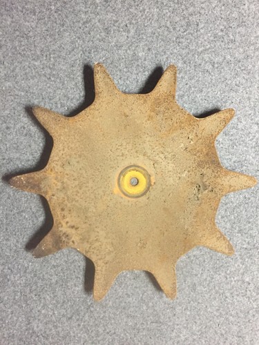 Vintage John Deere Plow Disc Cultivator Blades Industrial Steampunk Farm Fresh