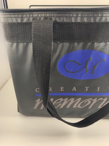 Vintage Retired Creative Memories Paper Organizer Tote w/ Hanging Folders