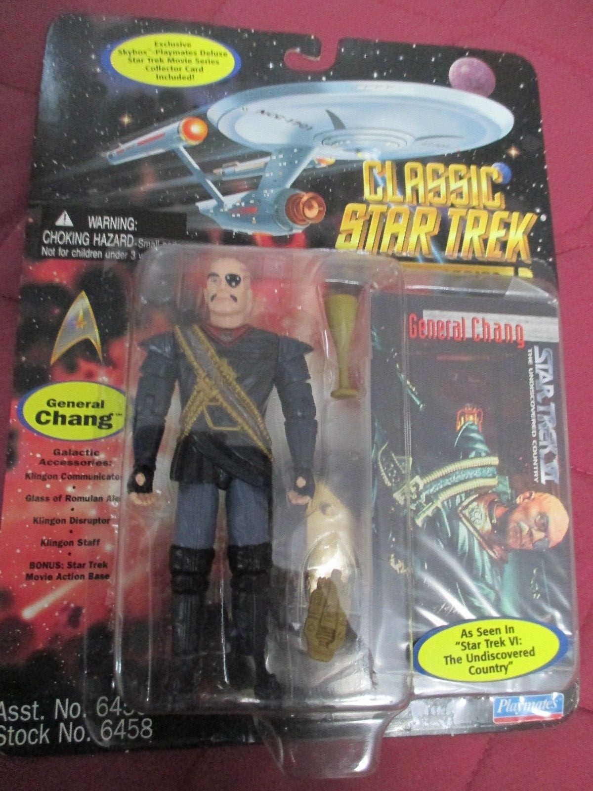 10 STAR TREK CLASSIC MOVIE SERIES-KIRK SPOCK CHANG MCCOY KRUGE SAAVIK KHAN ETC