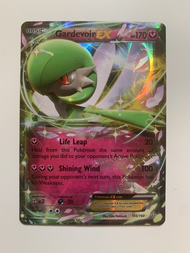 Pokemon TCG - Gardevoir EX 105/160 Ultra Rare Holo Card XY