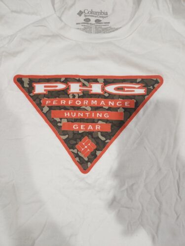 Columbia PHG Mens XXL White Triangle Graphic Logo Short