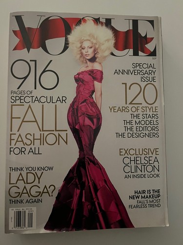 Vogue Magazine September 2012 featuring LADY GAGA