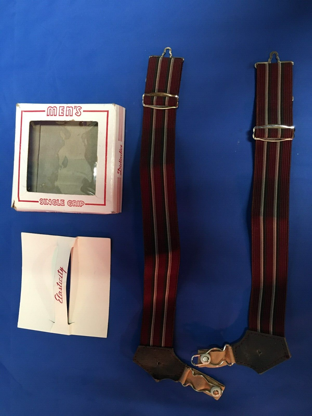 Mens Sock Garders Suspenders in Box Vintage