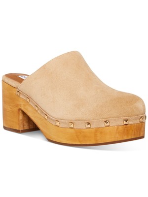 

STEVE MADDEN Женские кожаные сабо цвета слоновой кости, 1-1/2 дюйма, деревянная платформа, Brooklyn, кожаные сабо, 8,5 м, Цвет слоновой кости, BROO07S1