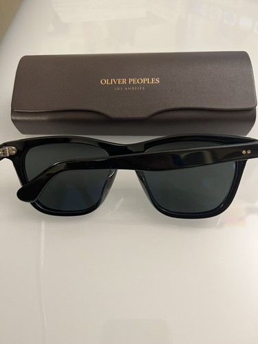 Pre-owned Oliver Peoples Lynes Polarized Sun Black/ Midnight Express Polar Msrp $684 Rare