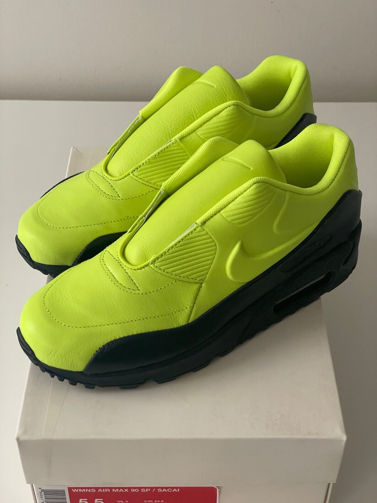 size 5.5 - Nike Air Max 90 Sacai 804550-774 NikeLab Volt size 5.5 - Nike Air Max 90 Sacai 804550-774 NikeLab Volt