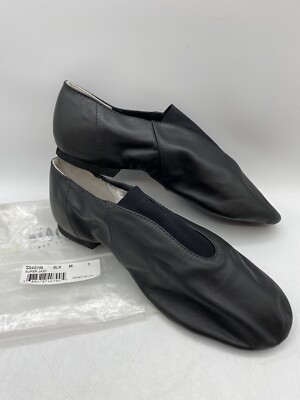 Bloch Dance Men's Super Jazz - Leather and Elastic Slip On Shoes - Size M 9