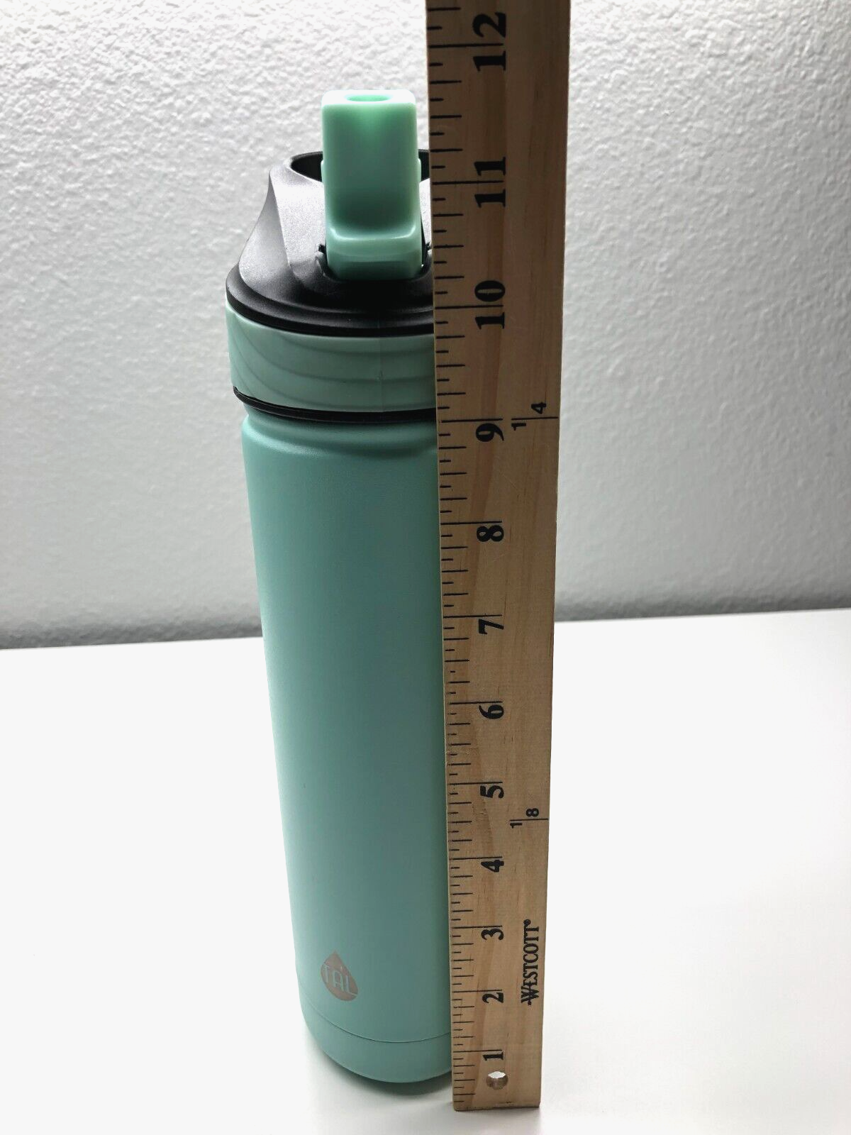 TAL Ranger Straw Lid Water Bottle Mint Green 26 oz Insulated Stainless Steel