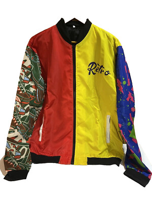 What the 5 Retro Jacket XL Windbreaker Bomber  style