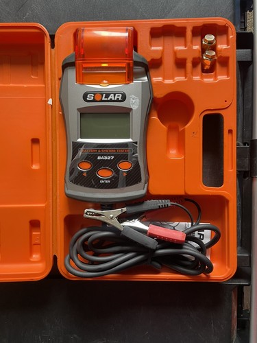 Solar BA327 Digital Battery & System Tester w/ Integrated Printer