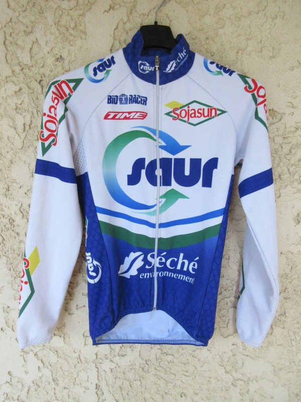 Maillot Cycliste Saur Sojasun 2011 Bio Racer Jacket Giacca Manches Longues 1 S