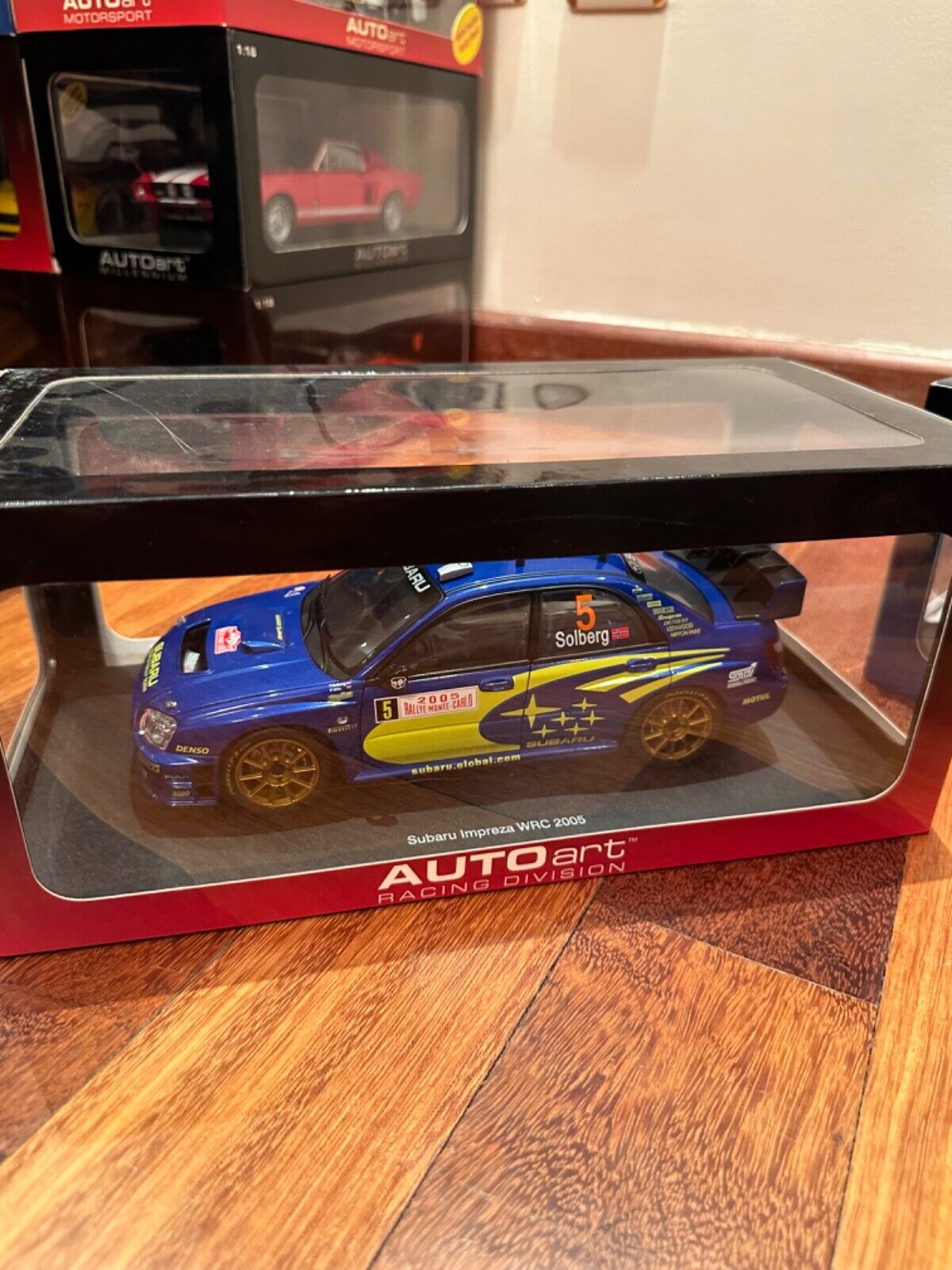 1/18 AUTOART 80591 SUBARU IMPREZA WRC 2005 P.SOLBERG/P.MILLS 1/18 AUTOART 80591 SUBARU IMPREZA WRC 2005 P.SOLBERG/P.MILLS