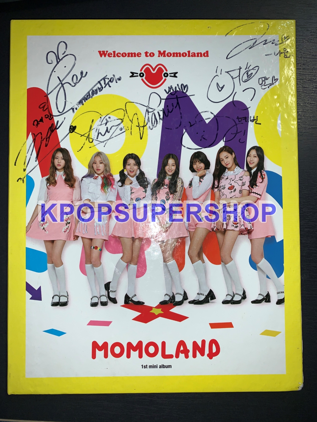 Momoland 1st Mini Album Welcome to Momoland Autographed Signed CD