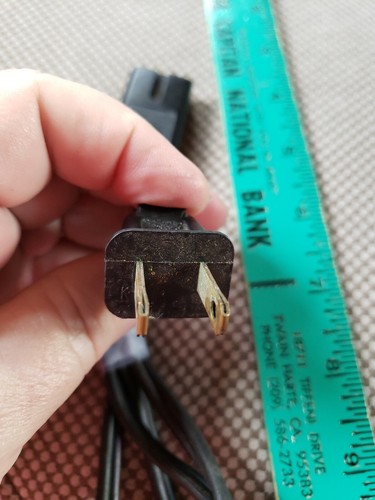 SMALL ELECTRIC APPLIANCE CORD Replacement 2 PRONG 5A 250V/10A 125V 29