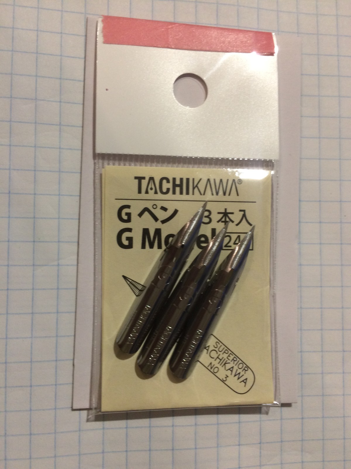 Tachikawa G Pen Nib 3Pics Set T33 "Made In Japan" eBay