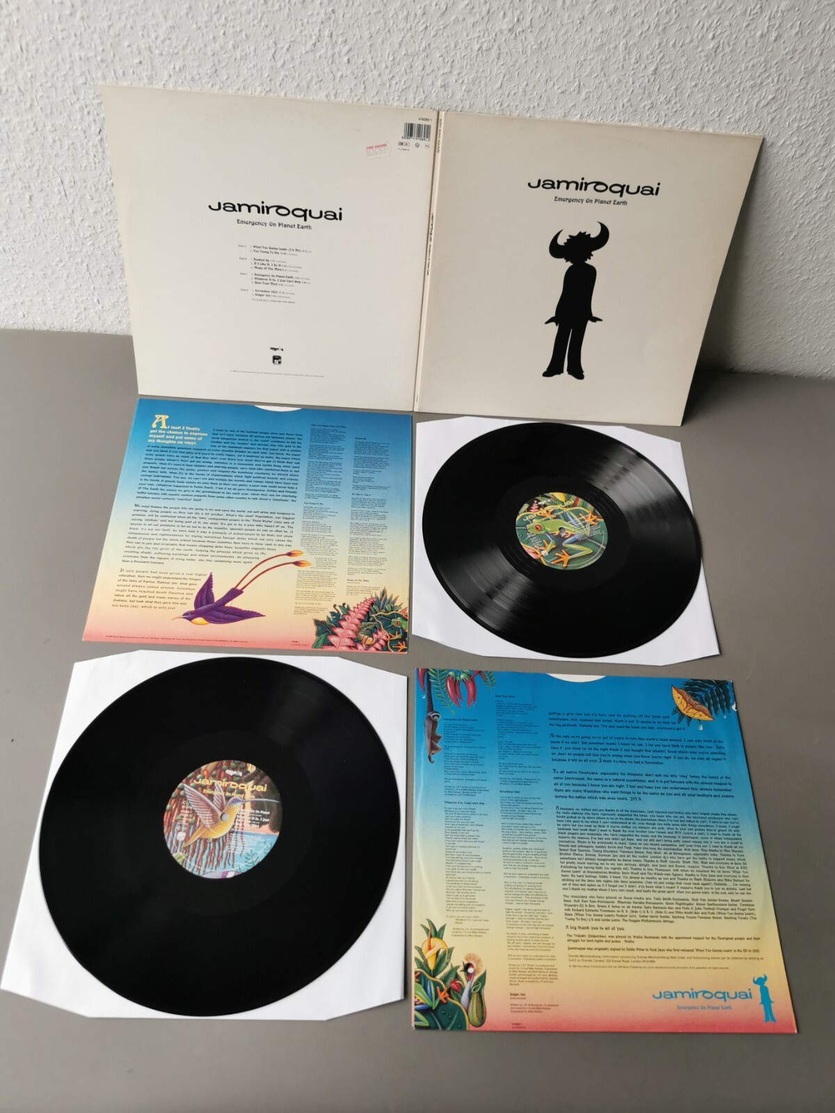 JAMIROQUAI original Vinyl 2LP Emergency On Planet Earth