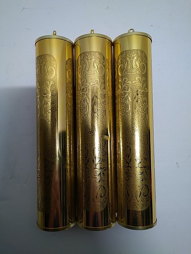 Grandfather Clock Decorative Weight Shells qty-3