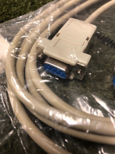 Cable Null Modem DB9F To DB9F, AK143-3-R, Female to Female.  Loc 111B