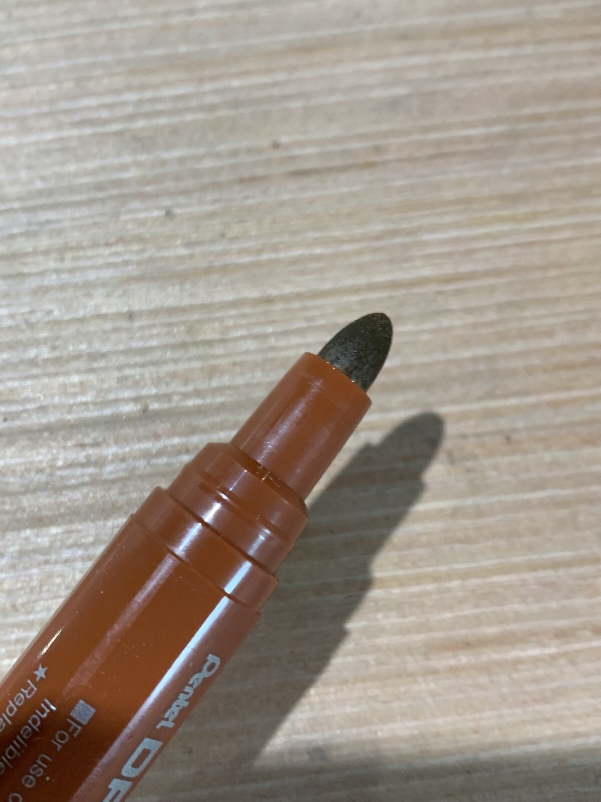 Pentel Dry Erase Marker Bullet Point Brown MW5W Made in Japan NOS 1 Marker