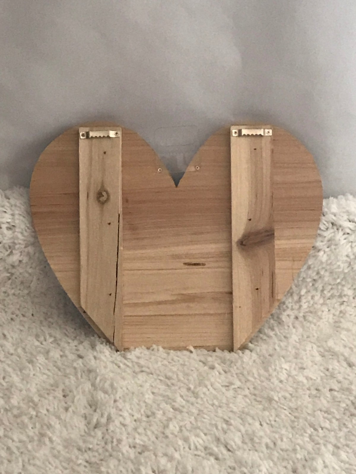 Wooden Heart Wall or Shelf Décor (Brenda) Valentine’s Day Gift Friend Decor