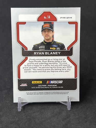 2022 PRIZM RACING NASCAR Red Prizm Ryan Blaney #14