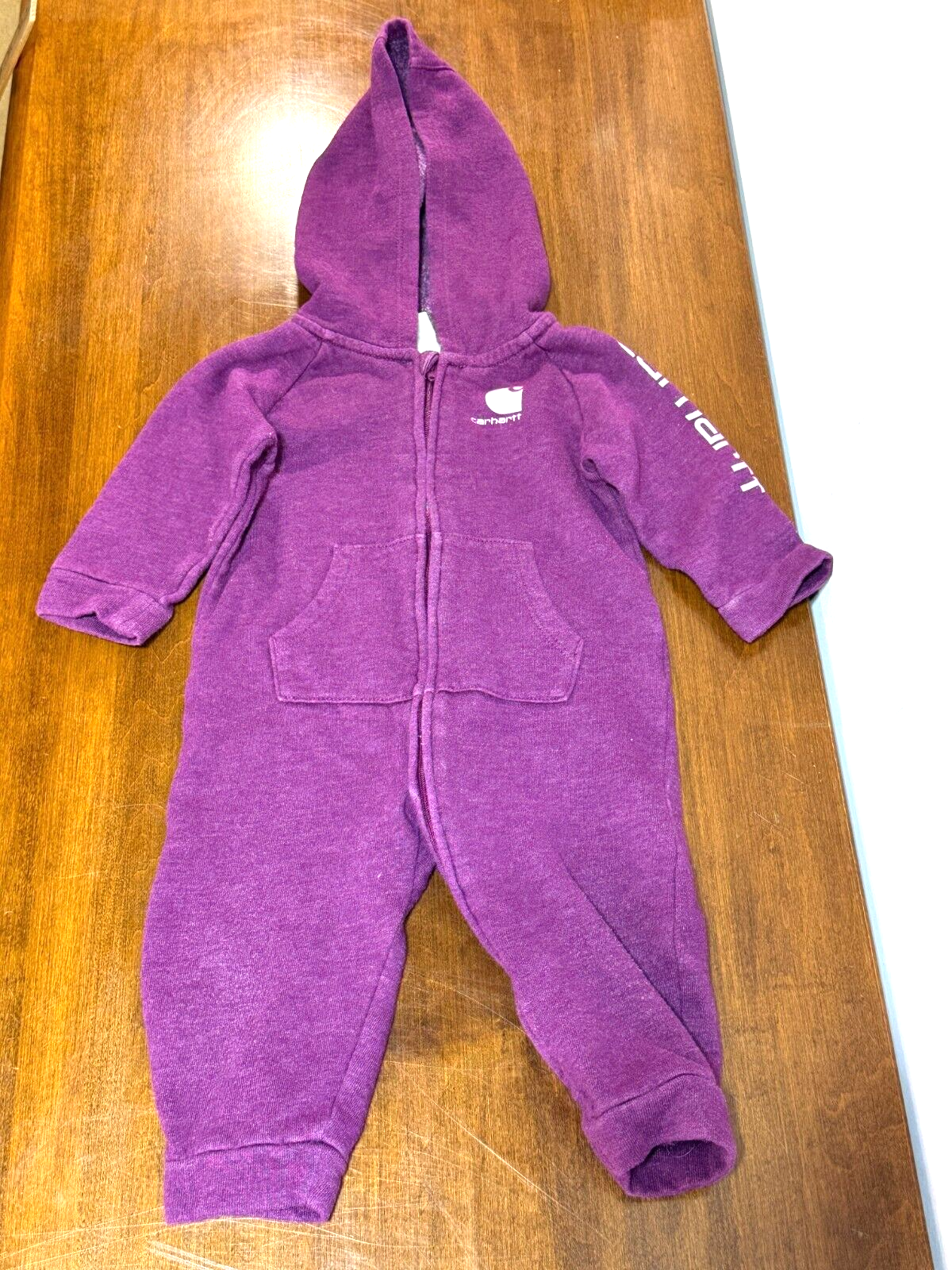 Carhartt Coveralls Infant 6 Months One Piece Hooded Bodysuit