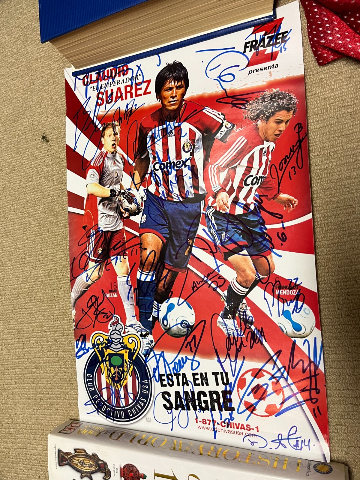 2007 Chivas USA Team Signed Poster Brad Guzan Claudio Suárez 2007 Chivas USA Team Signed Poster Brad Guzan Claudio Suárez