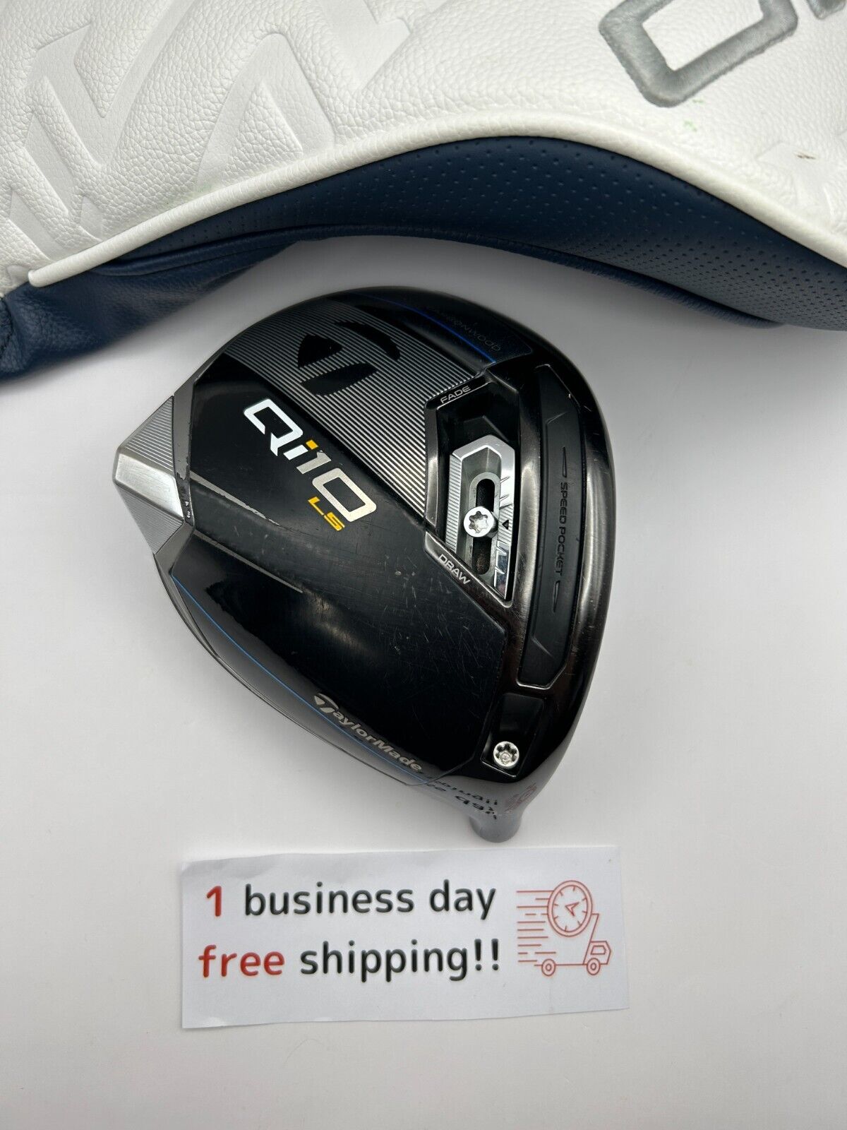 Taylormade Qi10 LS 10.5 driver head only with head cover RH Taylormade Qi10 LS 10.5 driver head only with head cover RH
