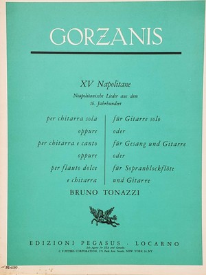 1963 Neapolitanische Lieder Aus Dem Gorzanis Sheet Music 15 Pages