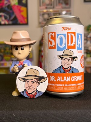 Funko Vinyl SODA: Jurassic Park - Dr. Alan Grant - COMMON /10,000