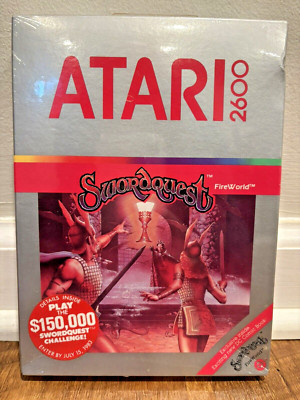 Swordquest Fireworld Atari 2600 1982 Brand New Factory Sealed w/Tab
