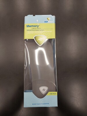 NEW! Sof Sole Memory Foam Full Length Insole, Women s 5-7.5
