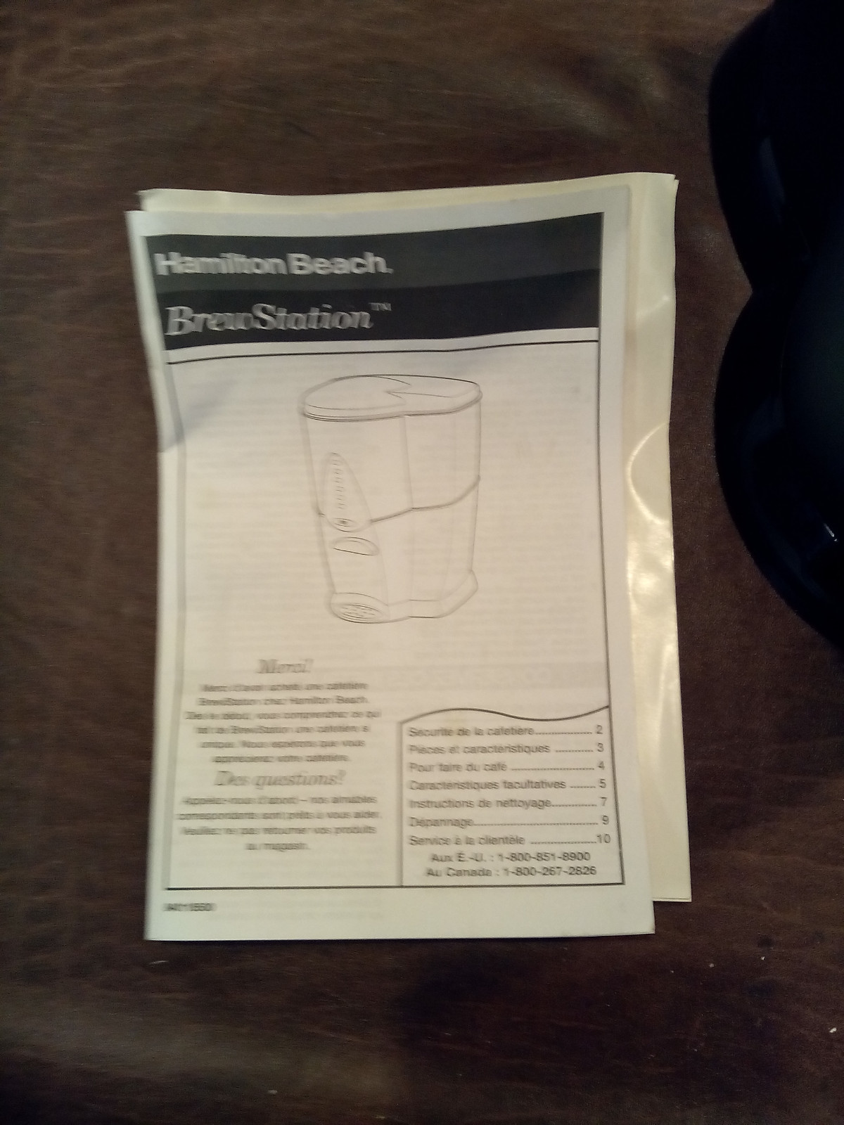 HAMILTON BEACH BREW STATION  12-CUP SINGLE SERVE COFFEE MAKER MODEL# 47224