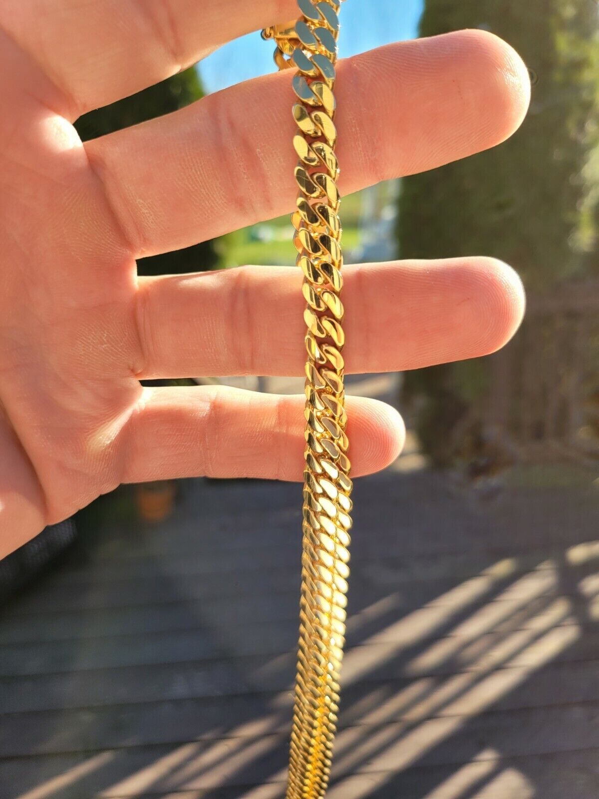 22k Solid Gold Miami Cuban Curb Link 22 22k Solid Gold Miami Cuban Curb Link 22