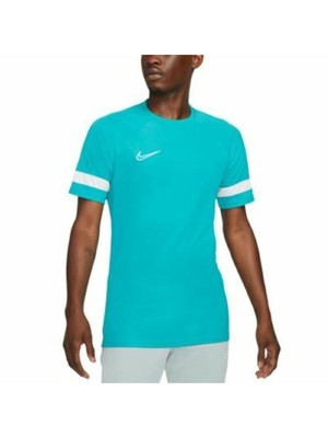 

Мужская футболка NIKE Academy Soccer бирюзового классического кроя, влагоотводящая, Turquoise, CW6101